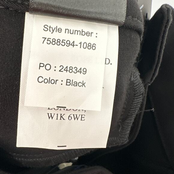 PAIGE NWT Winona Split Front Flare Pant in Black // 00 - Picture 12 of 12